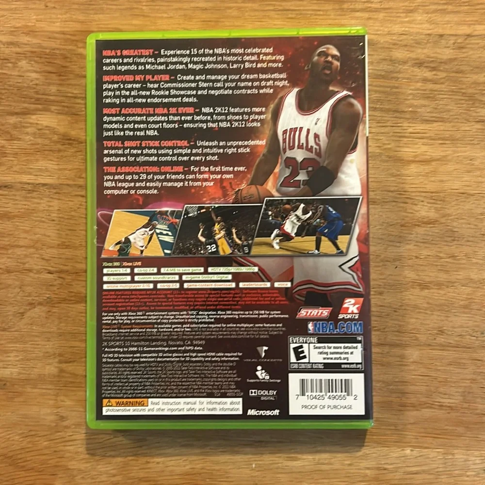 NBA 2K12 XBOX 360 Video Game